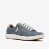 Damen-Sneaker „Nalle Zen“ in Blau aus Nubuk