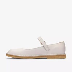 Damen-Spangenschuhe „Desert Jane“ aus weißem Leder