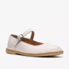 Damen-Spangenschuhe „Desert Jane“ aus weißem Leder Damen-Spangenschuhe „Desert Jane“ aus weißem Leder