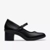 Damen-Spangenschuhe „Shaya Jane“ aus schwarzem Leder Damen-Spangenschuhe „Shaya Jane“ aus schwarzem Leder