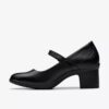 Damen-Spangenschuhe „Shaya Jane“ aus schwarzem Leder Damen-Spangenschuhe „Shaya Jane“ aus schwarzem Leder