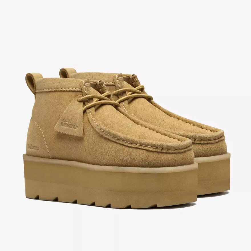 Damen-Stiefel „Meare Wall Boot Elvtd Maple Suede Wallabees“ Damen-Stiefel „Meare Wall Boot Elvtd Maple Suede Wallabees“