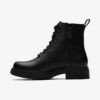 Damen-Stiefeletten „Orinoco3“ aus schwarzem Leder