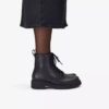 Damen-Stiefeletten „Orinoco3“ aus schwarzem Leder