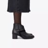 Damen-Stiefeletten „Shaya Sky“ aus schwarzem Leder Damen-Stiefeletten „Shaya Sky“ aus schwarzem Leder