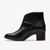 Damen-Stiefeletten „Shaya Sky“ aus schwarzem Leder Damen-Stiefeletten „Shaya Sky“ aus schwarzem Leder