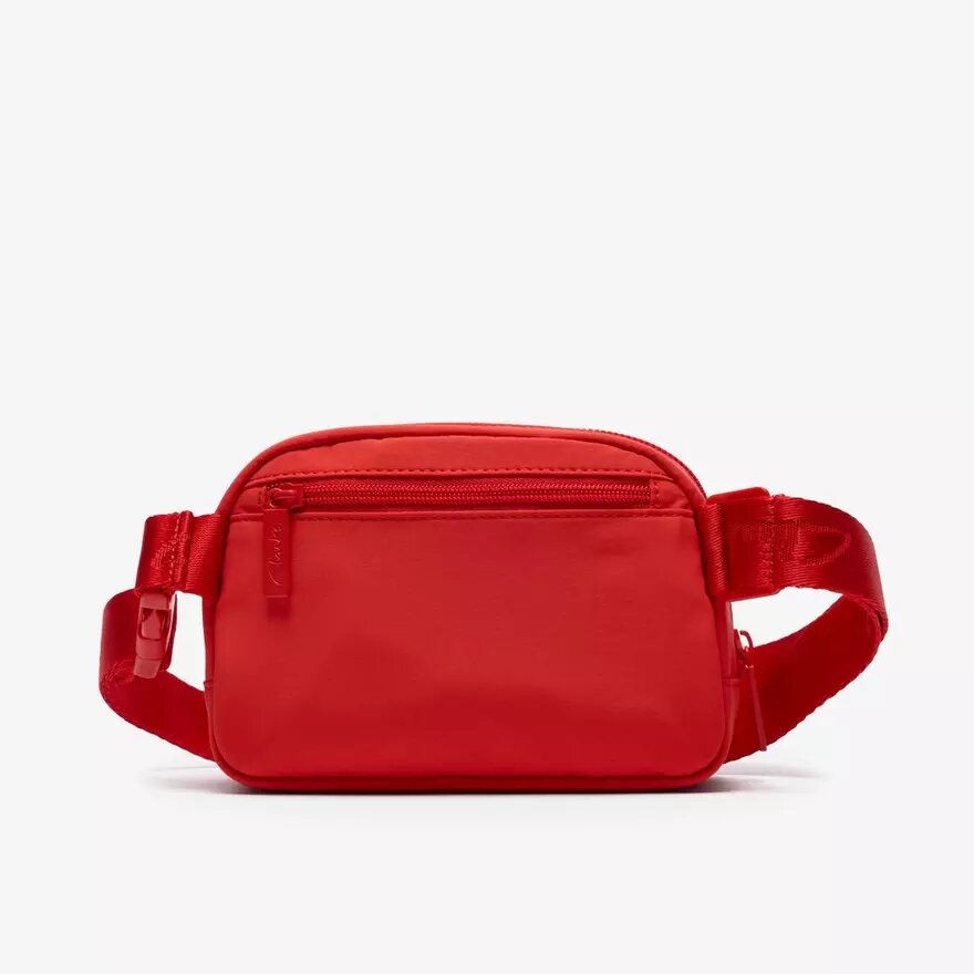 Damen-Tasche für den Gürtel „Cloudsteppers“ in Poppy Red Damen-Tasche für den Gürtel „Cloudsteppers“ in Poppy Red