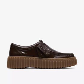 Damen Torhill Bee Dunkelbraun Lackleder Torhill