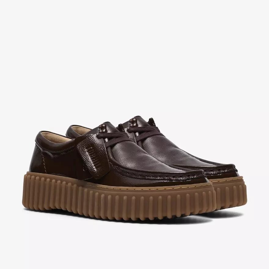 Damen Torhill Bee Dunkelbraun Lackleder Torhill Damen Torhill Bee Dunkelbraun Lackleder Torhill