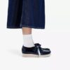 Damen Wallabee 2604 Marineblaue Lack-Wallabees