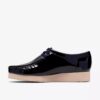 Damen Wallabee 2604 Marineblaue Lack-Wallabees