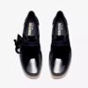 Damen Wallabee 2604 Marineblaue Lack-Wallabees