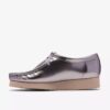Damen Wallabee 2604 Wallabees aus silbernem Lackleder Damen Wallabee 2604 Wallabees aus silbernem Lackleder