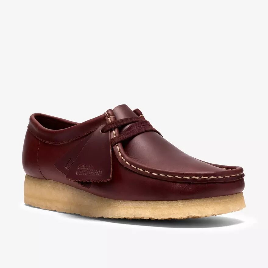 Damen-Wallabee aus britischem hellbraunem Leder Damen-Wallabee aus britischem hellbraunem Leder