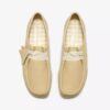Damen-Wallabee aus hellgelbem Leder Damen-Wallabee aus hellgelbem Leder