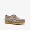 Damen-Wallabee aus hellgrauem Wildleder Damen-Wallabee aus hellgrauem Wildleder