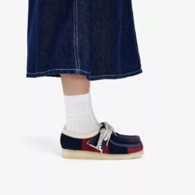 Damen Wallabee Navy Stripe Wallabees