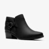 Danyelle Gema Stiefeletten für Damen aus schwarzem, geöltem Leder Danyelle Gema Stiefeletten für Damen aus schwarzem, geöltem Leder