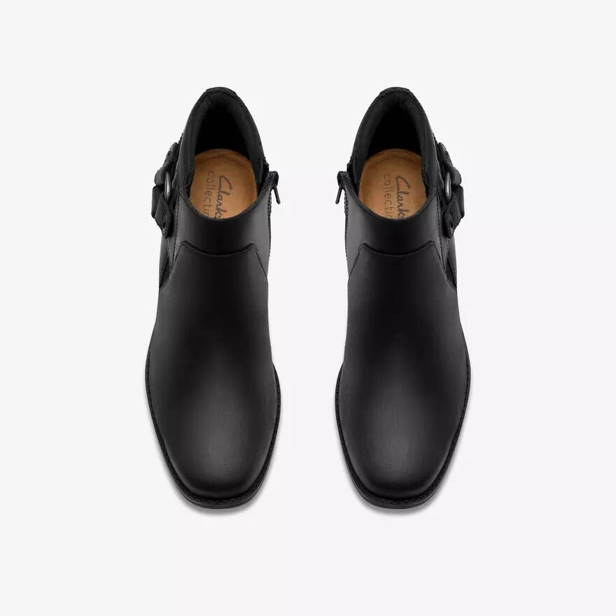 Danyelle Gema Stiefeletten für Damen aus schwarzem, geöltem Leder Danyelle Gema Stiefeletten für Damen aus schwarzem, geöltem Leder