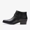 Danyelle Wish Damen-Stiefeletten aus schwarzem Leder