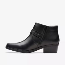 Danyelle Wish Damen-Stiefeletten aus schwarzem Leder