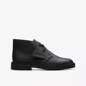 Desert Boots für Jungen – Ältere Modelle aus schwarzem Leder – Für uns
