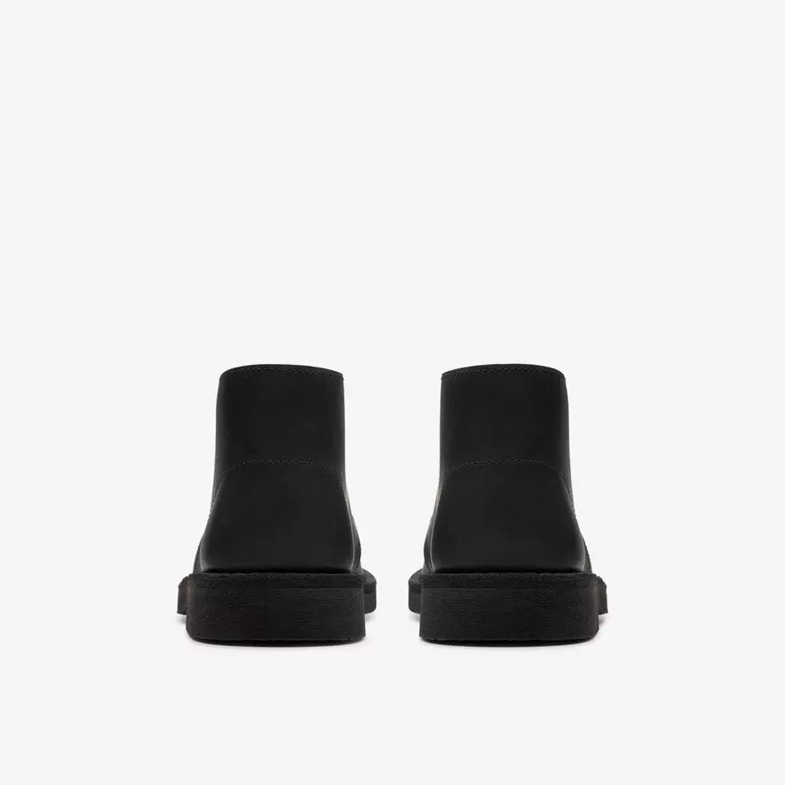 Desert Boots für Jungen – Ältere Modelle aus schwarzem Leder – Für uns Desert Boots für Jungen – Ältere Modelle aus schwarzem Leder – Für uns