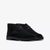 Desert Boots für Jungen, ältere Modelle, schwarze Wildleder-Stiefeletten, US-Größen Desert Boots für Jungen, ältere Modelle, schwarze Wildleder-Stiefeletten, US-Größen