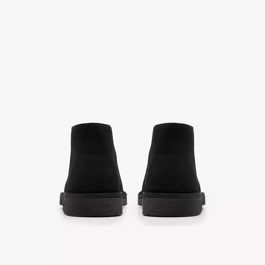 Desert Boots für Jungen, ältere Modelle, schwarze Wildleder-Stiefeletten, US-Größen Desert Boots für Jungen, ältere Modelle, schwarze Wildleder-Stiefeletten, US-Größen