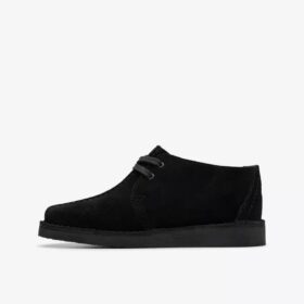 Desert Trek für Jungen – Ältere Modelle, schwarze Wildleder-Stiefeletten, US-Größen