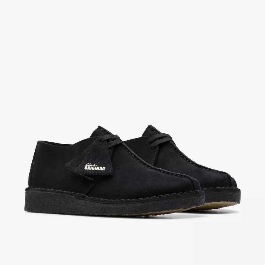 Desert Trek-Schuhe für Frauen aus schwarzem Wildleder Desert Trek-Schuhe für Frauen aus schwarzem Wildleder