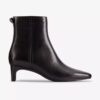 Edina Up Damen-Stiefeletten aus schwarzem Leder Edina Up Damen-Stiefeletten aus schwarzem Leder