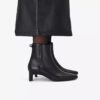 Edina Up Damen-Stiefeletten aus schwarzem Leder Edina Up Damen-Stiefeletten aus schwarzem Leder