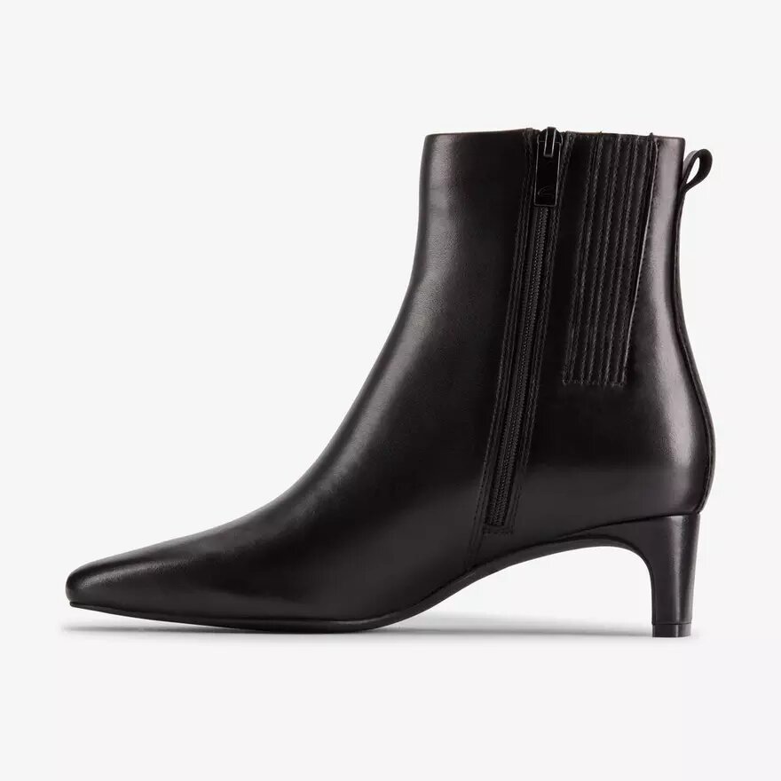 Edina Up Damen-Stiefeletten aus schwarzem Leder Edina Up Damen-Stiefeletten aus schwarzem Leder