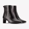 Edina Up Damen-Stiefeletten aus schwarzem Leder Edina Up Damen-Stiefeletten aus schwarzem Leder