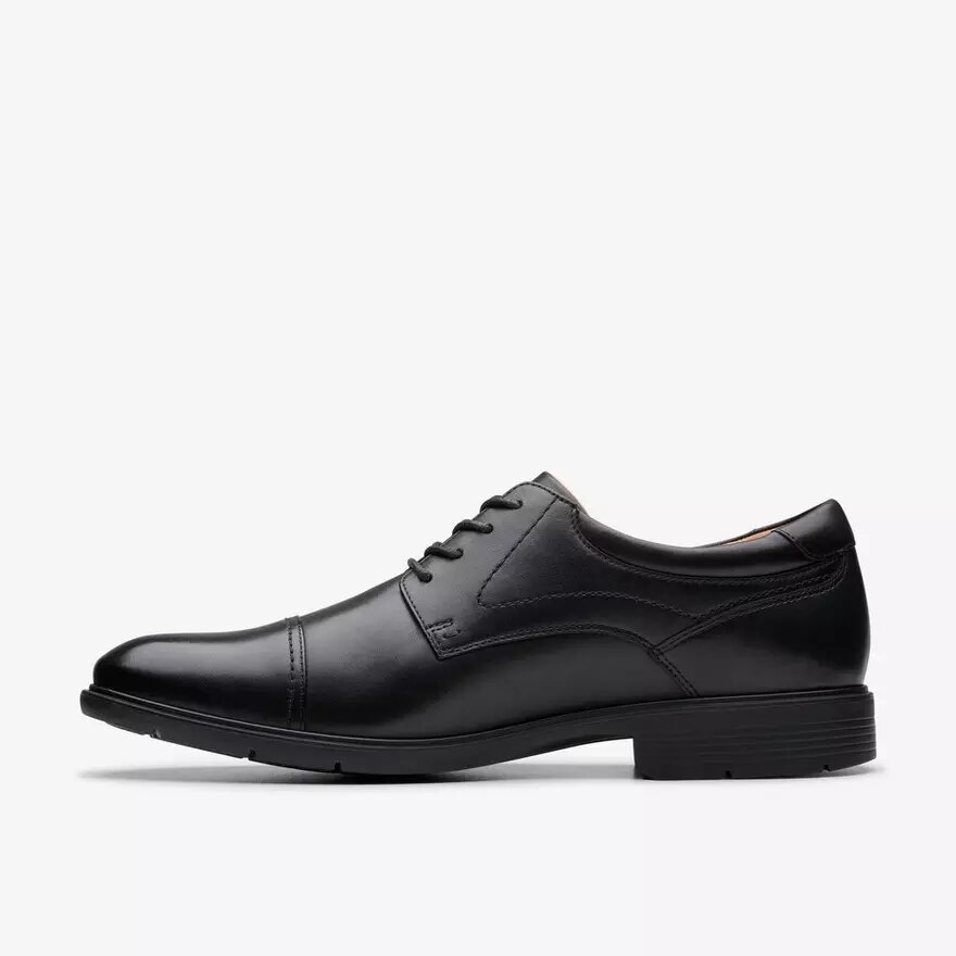 Eldredge Cap Herren-Oxford Schuhe aus schwarzem Leder | clarks Eldredge Cap Herren-Oxford Schuhe aus schwarzem Leder | clarks