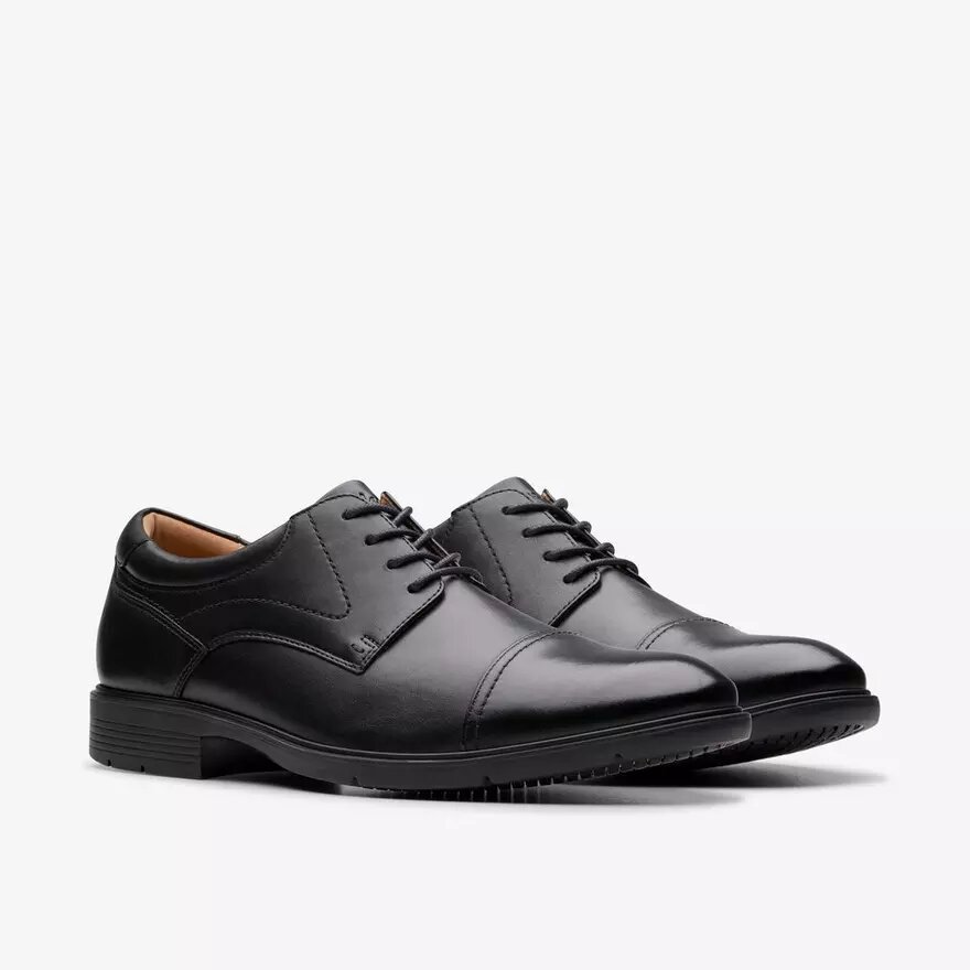 Eldredge Cap Herren-Oxford Schuhe aus schwarzem Leder | clarks Eldredge Cap Herren-Oxford Schuhe aus schwarzem Leder | clarks