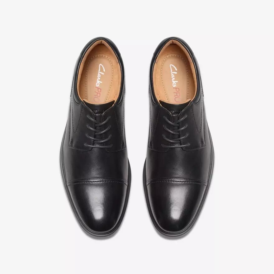Eldredge Cap Herren-Oxford Schuhe aus schwarzem Leder | clarks Eldredge Cap Herren-Oxford Schuhe aus schwarzem Leder | clarks