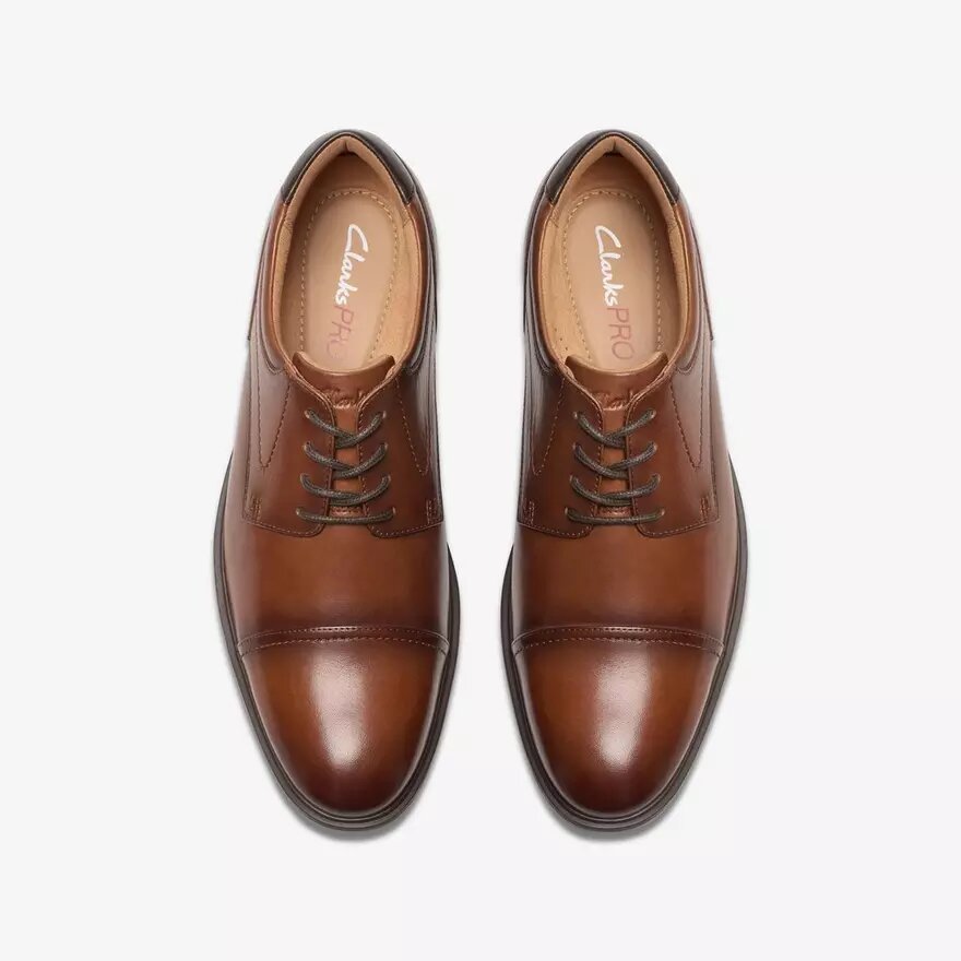 Eldredge Cap Oxford Schuhe für Herren aus dunkelbraunem Leder | Clark’s Eldredge Cap Oxford Schuhe für Herren aus dunkelbraunem Leder | Clark’s