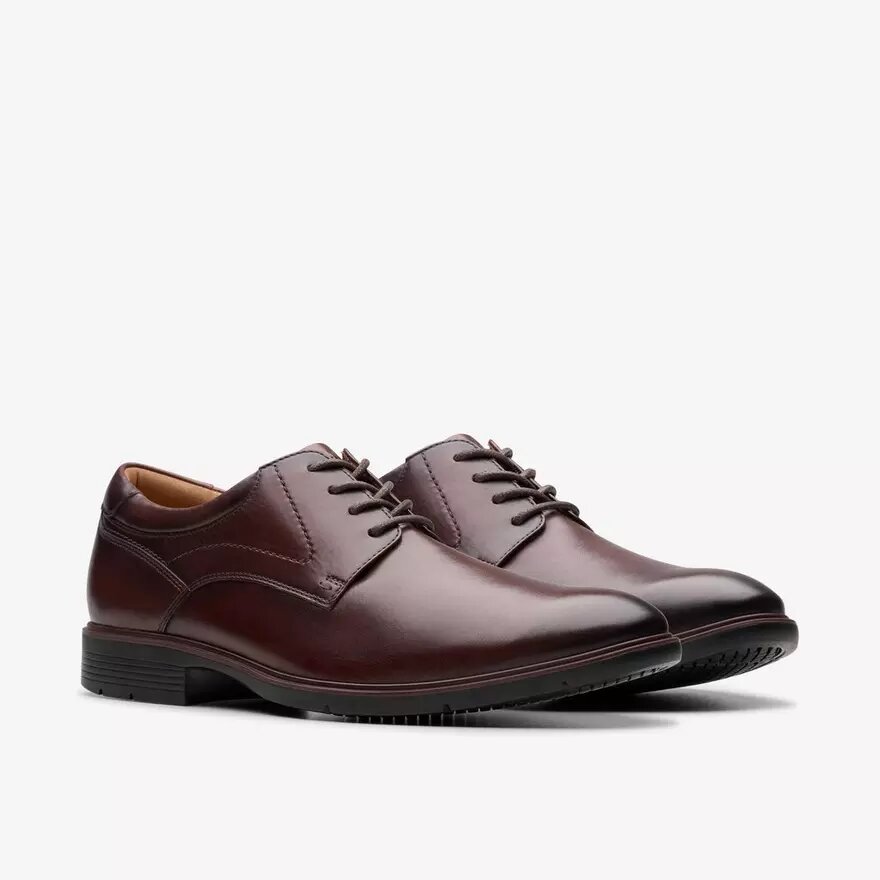 Eldredge Oxford Schuhe für Herren aus glattem, dunkelbraunem Leder | clarks Eldredge Oxford Schuhe für Herren aus glattem, dunkelbraunem Leder | clarks