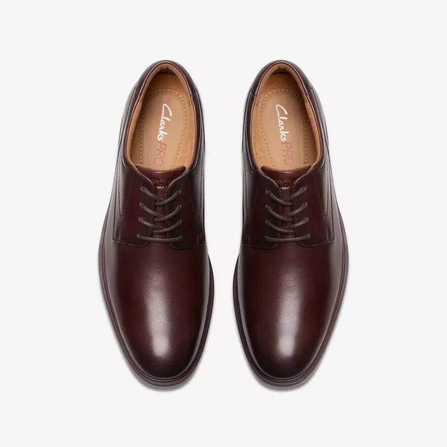 Eldredge Oxford Schuhe für Herren aus glattem, dunkelbraunem Leder | clarks Eldredge Oxford Schuhe für Herren aus glattem, dunkelbraunem Leder | clarks