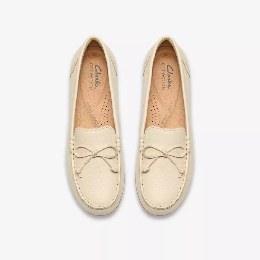 Elliotte Sail Mokassins für Damen aus cremefarbenem Leder Elliotte Sail Mokassins für Damen aus cremefarbenem Leder