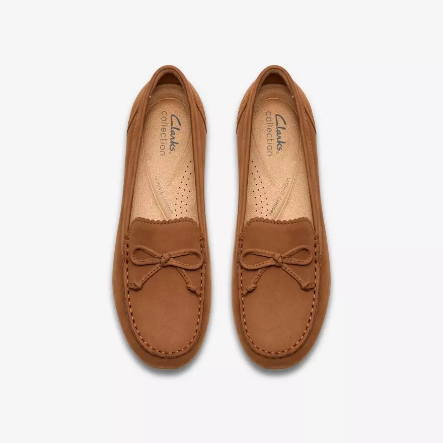 Elliotte Sail Mokassins für Damen aus hellbraunem Nubukleder Elliotte Sail Mokassins für Damen aus hellbraunem Nubukleder