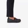 Ellowyn Penny Slip-Ons für Damen aus schwarzem Leder Ellowyn Penny Slip-Ons für Damen aus schwarzem Leder