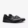 Ellowyn Penny Slip-Ons für Damen aus schwarzem Leder Ellowyn Penny Slip-Ons für Damen aus schwarzem Leder