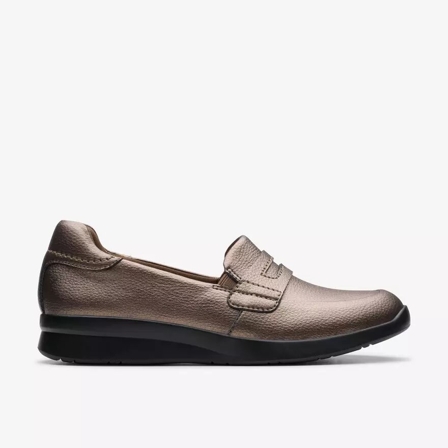 Ellowyn Penny Slip-Ons für Damen in Bronze-Metallic Ellowyn Penny Slip-Ons für Damen in Bronze-Metallic