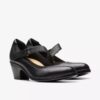 Emily 2 Mabel Spangenschuhe aus schwarzem Leder für Damen Emily 2 Mabel Spangenschuhe aus schwarzem Leder für Damen