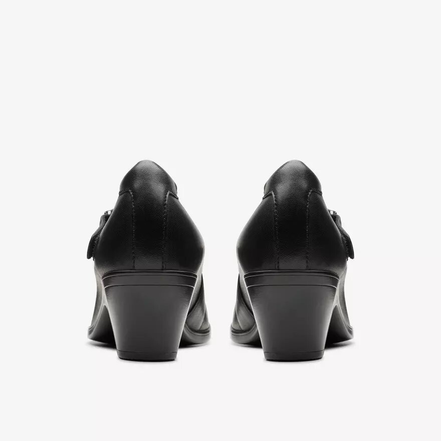 Emily 2 Mabel Spangenschuhe aus schwarzem Leder für Damen Emily 2 Mabel Spangenschuhe aus schwarzem Leder für Damen