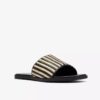 Erisia Strap2 – Schwarze, flache Sandalen für Damen