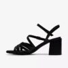 Ezoria-Riemchensandalen für Damen aus schwarzem Leder Ezoria-Riemchensandalen für Damen aus schwarzem Leder